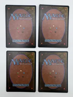 MTG Swamp 4 Cards Italian Black Border Revised 1994 Magic The Gathering - Image 5