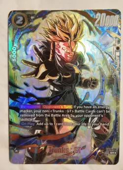 Trunks: GT FB04-114 SR Battle Card - Dragon Ball Super Card Game FB04 NM - Image 1