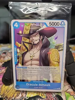 Mihawk (OP11 Release Event) P-081 One Piece Promotion Cards [SEALED] - Image 1
