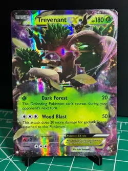 Pokemon Trevenant EX 19/160 Ultra Rare Primal Clash MP Pokemon Card - Image 1