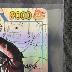 Bandai One Piece Card Game Sanji Manga OP06-119 SR Alternate Art Foil English - Image 2