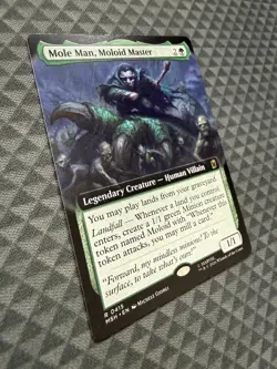 MTG Mole Man, Moloid Master #0415 Extended Art Rare Marvel Super Heroes (MSH) - Image 3