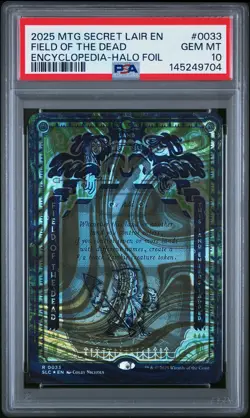2025 MTG SECRET LAIR COUNTDOWN KIT #0033 FIELD OF THE DEAD PSA 10 - Image 1