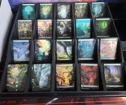 48x MTG Full Art Forest Lands Various Sets Regular & Foil - Image 1