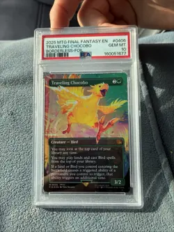 MTG - Traveling Chocobo (Borderless) Final Fantasy (Foil) Mythic #0406 PSA 10🔥 - Image 5