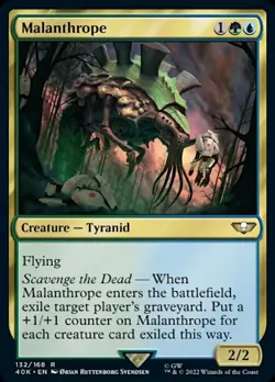 1x Malanthrope NM-Mint, English Commander: Universes Beyond: Warhammer 40,000 MT - Image 1