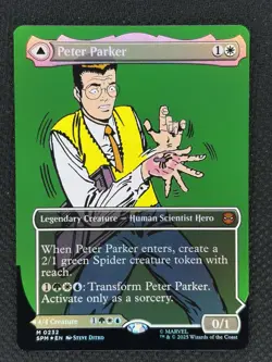 2025 MTG MARVEL'S SPIDER-MAN #0232 AMAZING SPIDER-MAN/PETER PARKER - Image 1