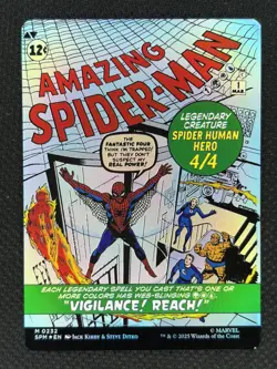 2025 MTG MARVEL'S SPIDER-MAN #0232 AMAZING SPIDER-MAN/PETER PARKER - Image 2