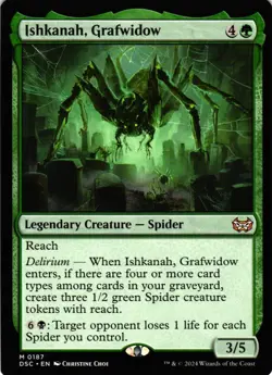 Ishkanah, Grafwidow – Commander: Duskmourn: House of Horror 187 DSC • M - Image 1