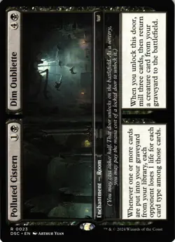 Polluted Cistern // Dim Oubliette – Commander: Duskmourn: House of Horror 23 DSC - Image 1
