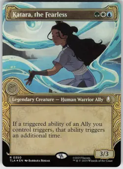 MTG Katara the Fearless Showcase Foil NM Avatar: The Last Airbender Magic 350 - Image 1