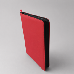 9 Pocket Zip Binder for Pokemon Cards | 360 Card Side Loading Album MTG TCG Red - Image 1