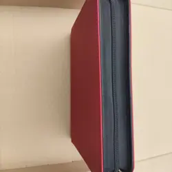 9 Pocket Zip Binder for Pokemon Cards | 360 Card Side Loading Album MTG TCG Red - Image 2