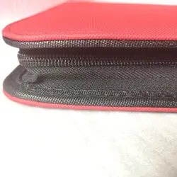 9 Pocket Zip Binder for Pokemon Cards | 360 Card Side Loading Album MTG TCG Red - Image 3