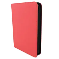 9 Pocket Zip Binder for Pokemon Cards | 360 Card Side Loading Album MTG TCG Red - Image 5