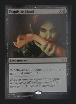 Exquisite Blood – Commander: The Lost Caverns of Ixalan 195 • R - Image 1