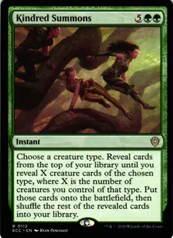 Kindred Summons – Commander: Lorwyn Eclipsed 112 ECC • R - Image 1