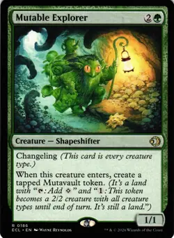 Mutable Explorer – Lorwyn Eclipsed 186 ECL • R - Image 1