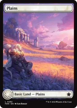 MTG - Plains (0282)(x4) (FDN) - Brand New - NM/NP - Image 1