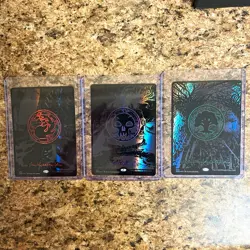 Magic: The Gathering Phyrexia All Will Be One Foil Full Art Lands x3 - Image 1