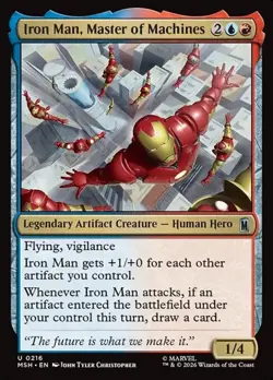 2x Iron Man, Master of Machines - Foil MSH NM MTG - Image 1