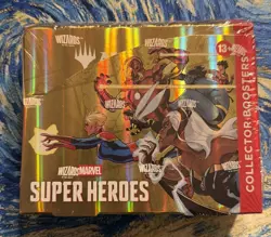 New Sealed MTG Magic The Gathering Marvel Super Heroes Collector Booster Box - Image 1