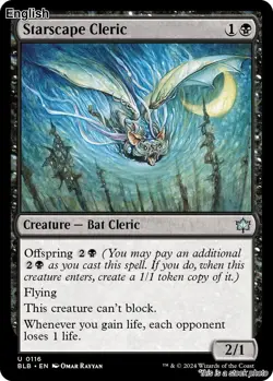 MTG Starscape Cleric [BLB - 116] LP - Image 1