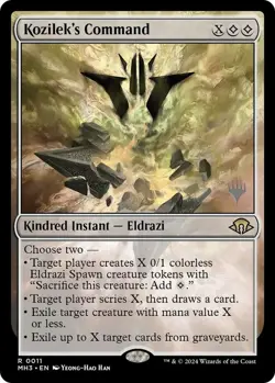 MTG Kozilek's Command - Foil - Promo Pack, NM-Mint, English Promo Pack: Lorwyn E - Image 1