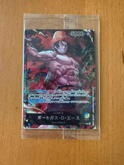 Portgas D. Ace ST13-002 (Leader) 7-Eleven PROMO One Piece Card Japanese (SEALED) - Image 1
