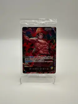 Portgas D. Ace ST13-002 (Leader) 7-Eleven PROMO One Piece Card Japanese (SEALED) - Image 3