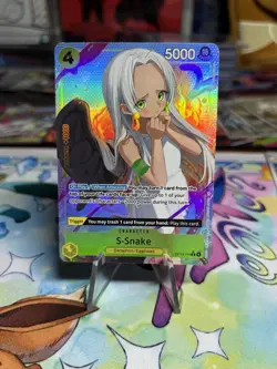 S-Snake (Alt Art) OP13-114 R Carrying on His Will - ONE PIECE Card Game ENGLISH - Image 1
