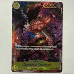 2024 One Piece Charlotte Katakuri Alt Art (OP03-123) PRB01 SEC (Lightly Played) - Image 1
