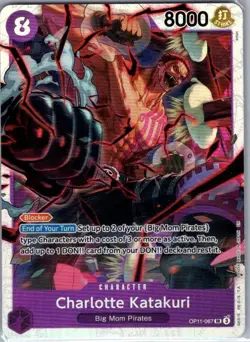 Charlotte Katakuri OP11-067 SR A Fist of Divine Speed - One Piece Card - NM - Image 1