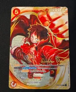 One Piece TCG ST01-012 Monkey.D.Luffy Oda Signature English - Image 1