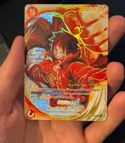 One Piece TCG ST01-012 Monkey.D.Luffy Oda Signature English - Image 3