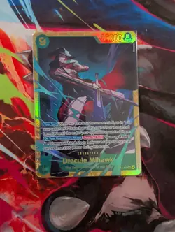 Dracule Mihawk OP14-119 SEC THE AZURE SEA'S SEVEN One Piece TCG English - Image 1