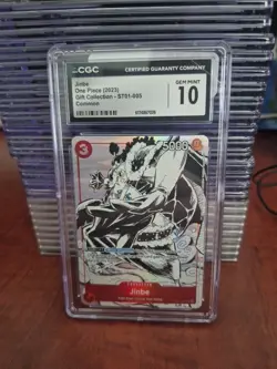 CGC GEM MINT 10 Jinbe Gift Collection #ST01-005 Alternative Art 2023 One Piece - Image 1