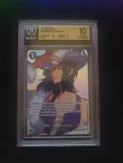 2026 One Piece OP14-064 Ms. All Sunday SP BGS 10 Pristine Beckett Gold Label - Image 1