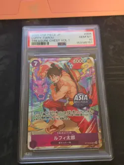 Bandai One Piece Luffy-Tarou #005 SR Foil JP Treasure Chest Vol.1 PSA 10 - Image 1