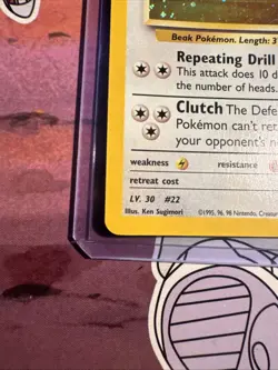 Pokemon TCG Lt. Surge's Fearow Gym Heroes 1st Edition Holo Rare #7/132 NM - Image 3