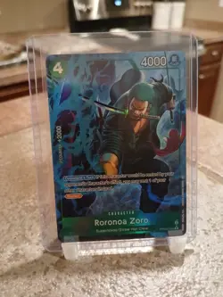 One Piece TCG Roronoa Zoro Alt Art PRB02-006 English Premium (Light Play) - Image 1
