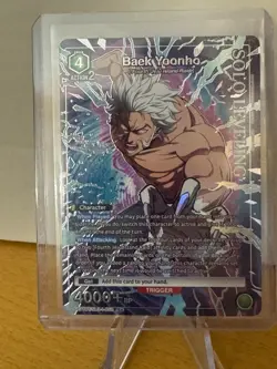 Baek Yoonho Alternate Art - Union Arena Solo Leveling UE17BT/SLG-1-059 - Image 1