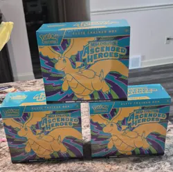 Pokemon TCG Mega Evolution Ascended Heroes Elite Trainer Box Lot of 3 English - Image 2