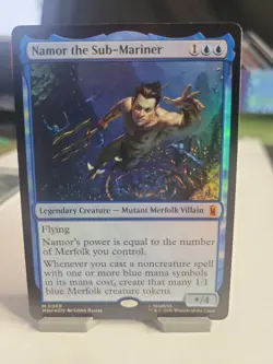 Namor the Sub-Mariner Marvel Super Heroes Foil - Image 1