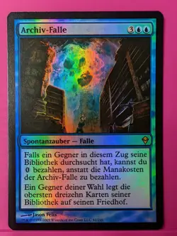 German Foil Archive Trap Zendikar ZEN MTG - Image 1