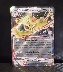 Carte Pokemon PERSIAN Ex de la Team Rocket 150/182 EV10 DRI FR NEUF - Image 1