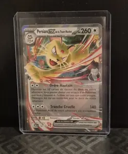Carte Pokemon PERSIAN Ex de la Team Rocket 150/182 EV10 DRI FR NEUF - Image 4