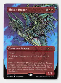 Shivan Dragon 1993 Rare Secret Lair Countdown Kit Magic: The Gathering Foil NM - Image 1