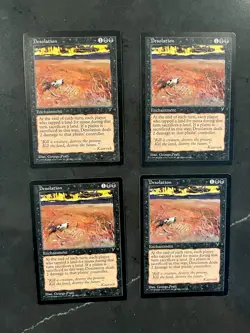4x Desolation x4 - Visions - MTG Magic - (2) NM, (2) LP - Image 1