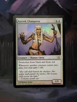 Auriok Champion: 2004 Magic the Gathering - Fifth Dawn Foil - Image 1